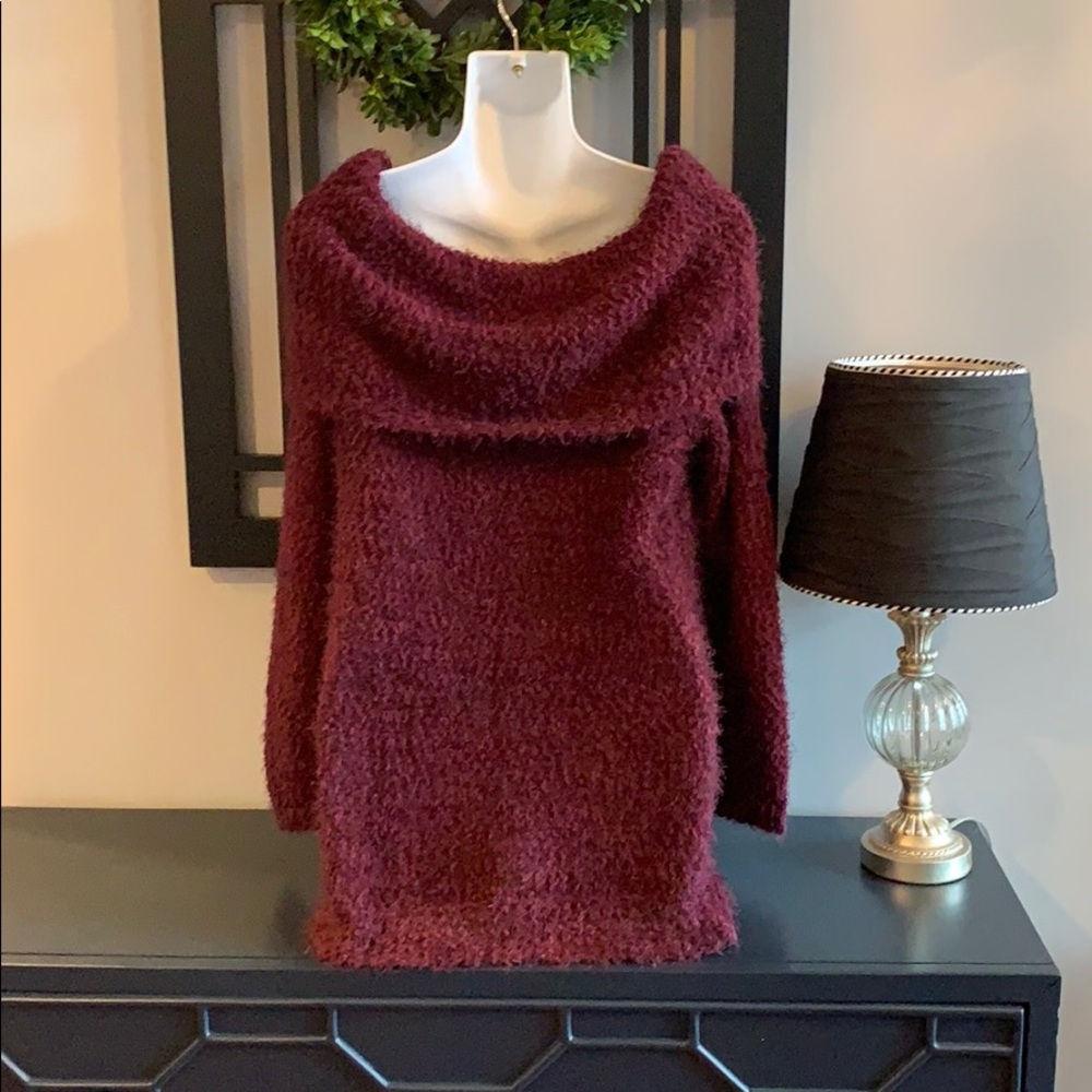 Lauren Conrad Women’s Sweater Off/On Shoulder - Picture 6 of 8